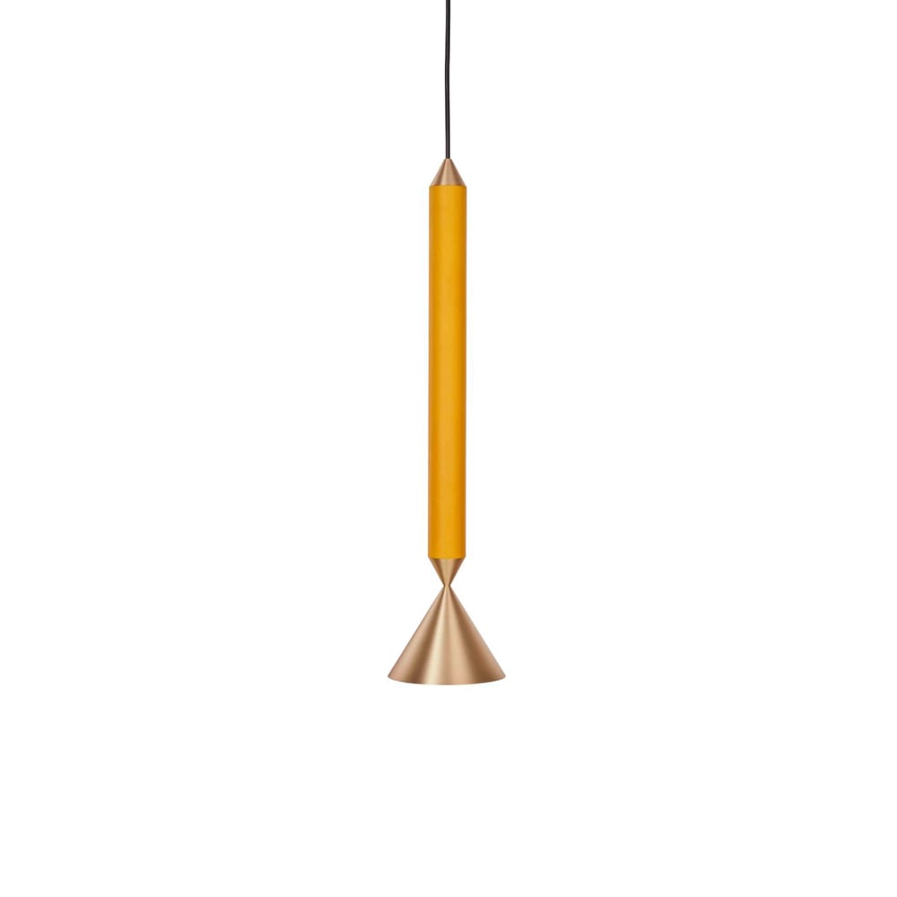 Pholc Apollo 39 Pendelleuchte Honey gold, Messing