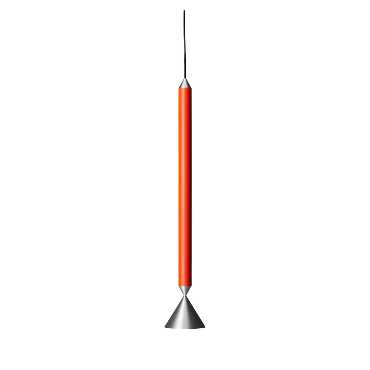 Pholc Apollo 59 Pendelleuchte Red orange-aluminium