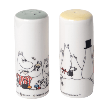 Mumin love Salz & Pfefferstreuer - Vit-multi - Pluto Design