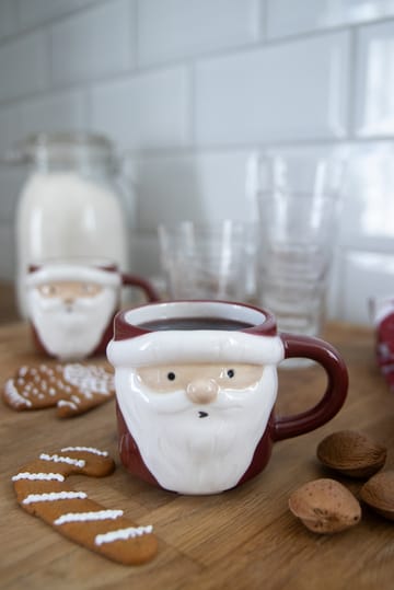 Santa Tasse - Weiß-Rot - Pluto Design