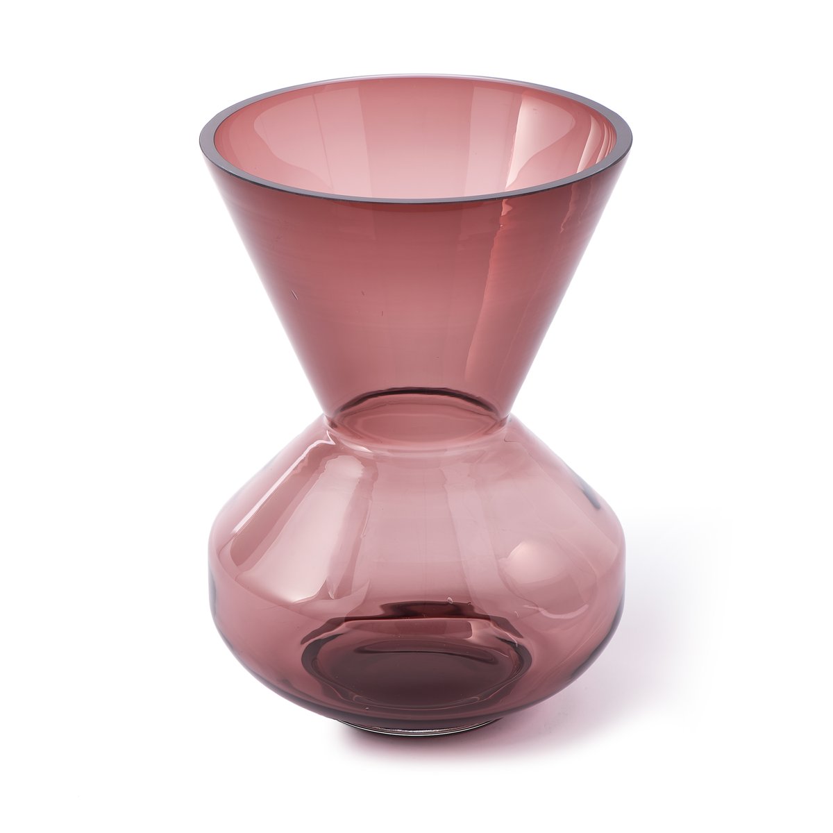 POLSPOTTEN Thick neck Vase 40 cm Rosa-Lila