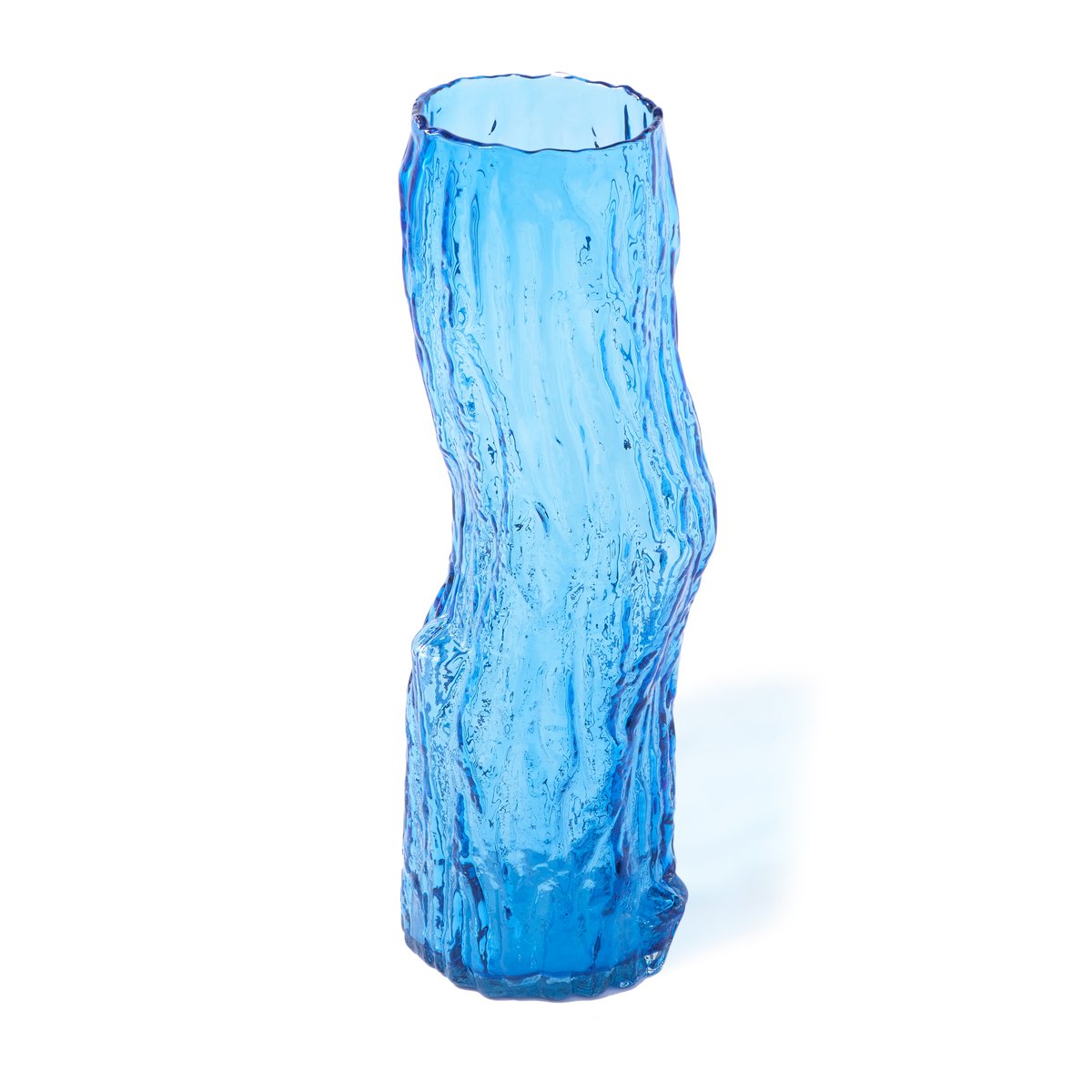 POLSPOTTEN Tree log Vase L 62 cm Blau