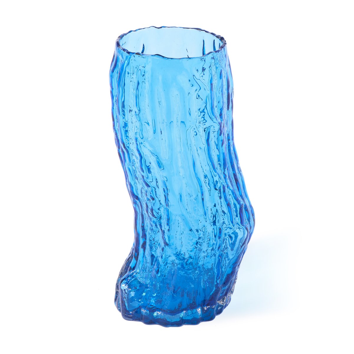 POLSPOTTEN Tree log Vase M 44 cm Blau