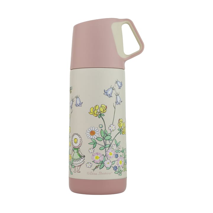 Elsa Beskow Blomsterfesten Thermos 35 cl - Weiß - Rätt Start