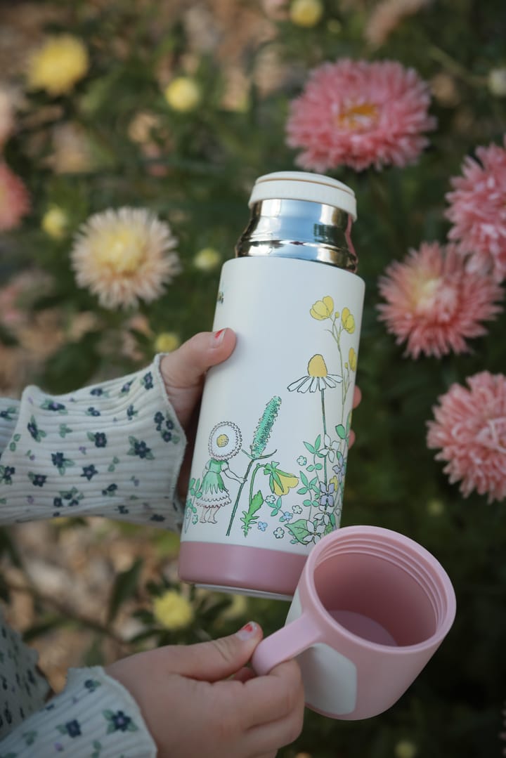 Elsa Beskow Blomsterfesten Thermos 35 cl, Weiß Rätt Start