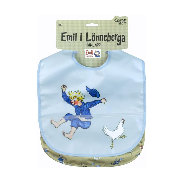 Emil i Lönneberga Lätzchen 2er-Pack - Blau - Rätt Start