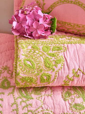 Rice gesteppte Decke 140x200 cm - Soft pink - RICE