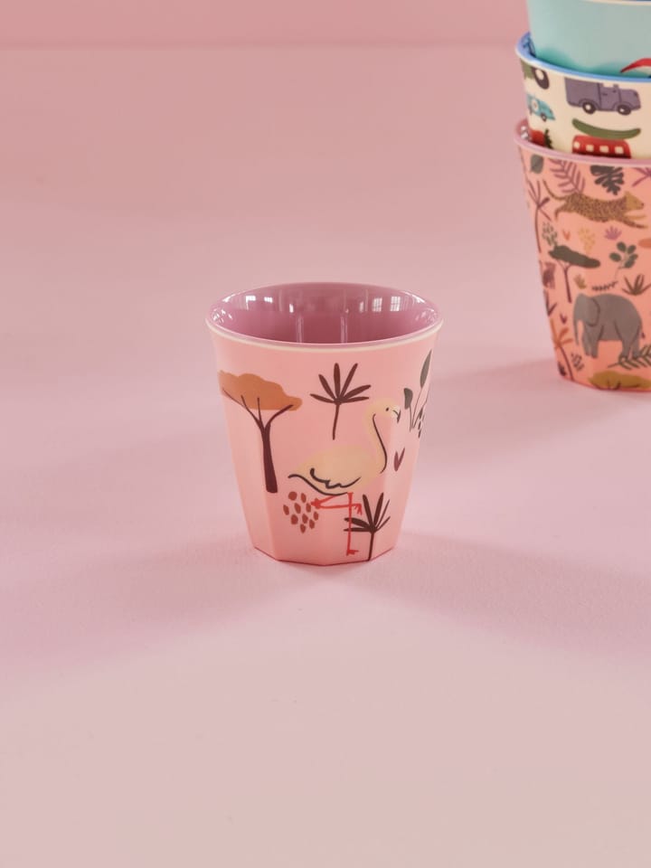 Rice Kinderbecher Melamin - Pink Jungle Animal - RICE