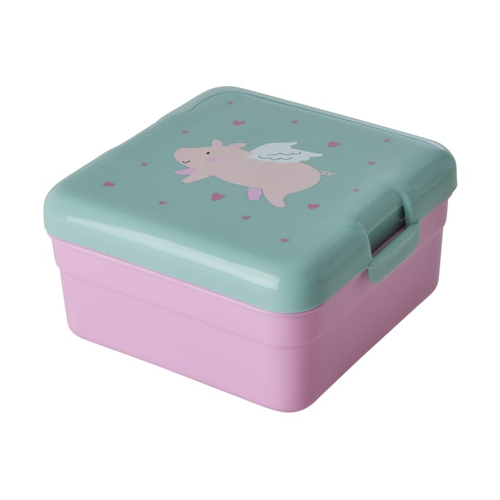 Rice Lunchbox 13,5x14 cm - Flying pig - RICE