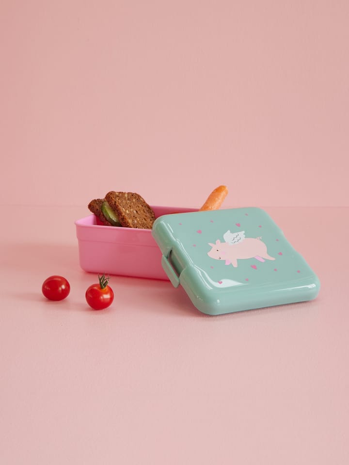 Rice Lunchbox 13,5x14 cm, Flying pig RICE