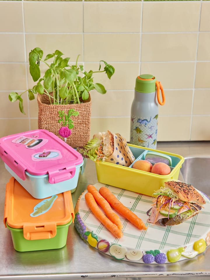 Rice Lunchbox mit 3 Fächern, Green RICE