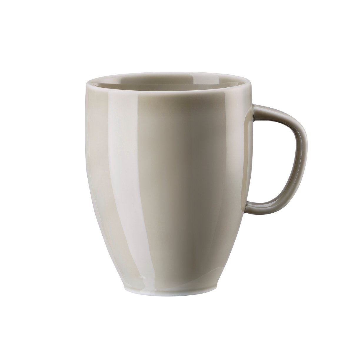 Rosenthal Junto Tasse mit Henkel Pearl grey | Skandinavisches Design | Kaffeetassen & Kaffeebecher | Grau