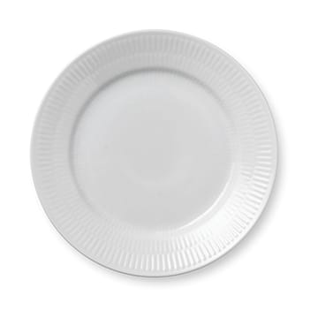 White Fluted Teller - Ø 19cm - Royal Copenhagen