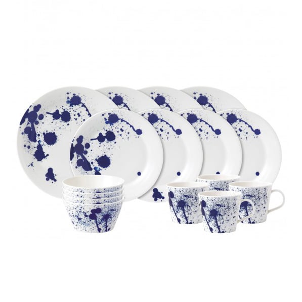 Royal Doulton Pacific Teller-Set 16 Teile Splash