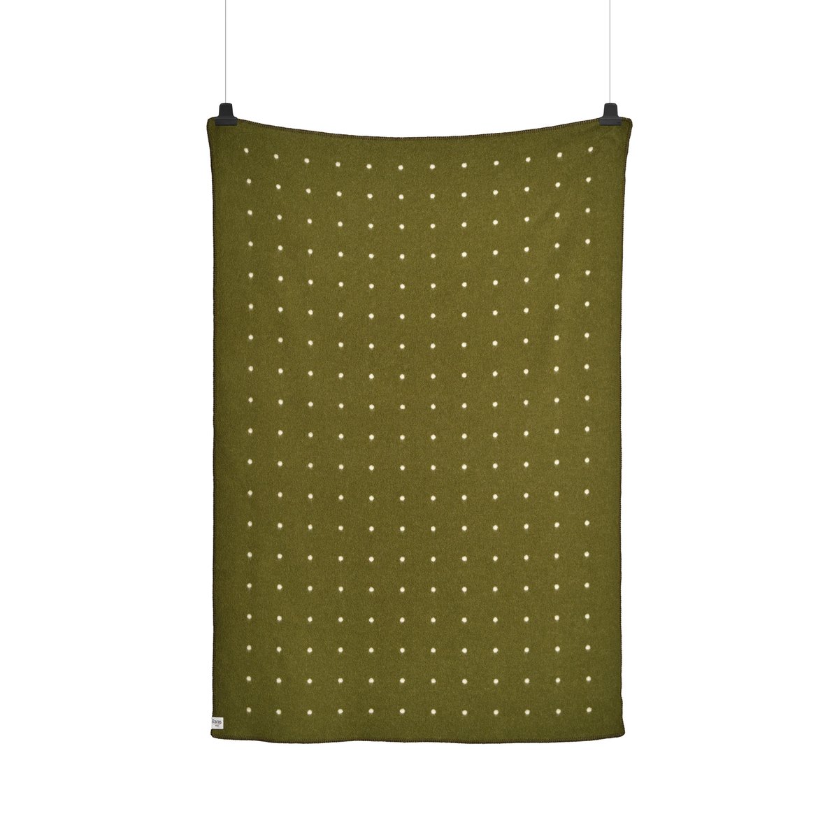 Røros Tweed Pastille Decke 135x200 cm Green moss