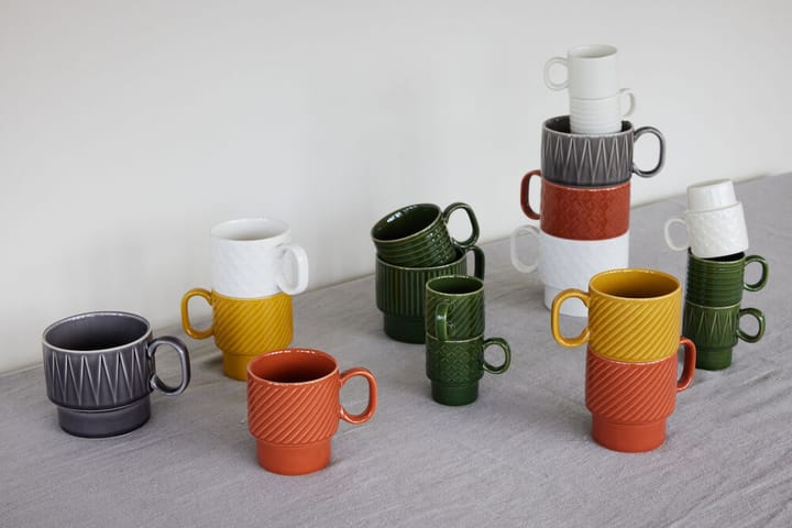 Coffee & More Kaffeetasse 2er Pack - Gelb - Sagaform