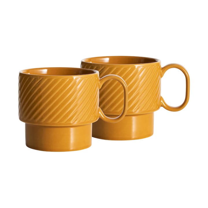 Coffee & More Teetasse 2er-Pack - Gelb - Sagaform