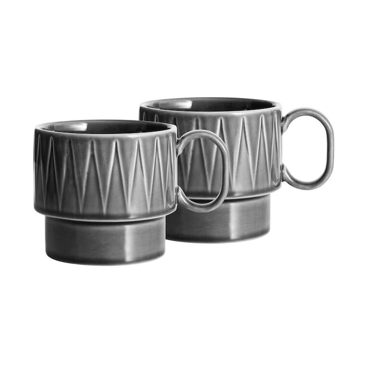 Coffee & More Teetasse 2er-Pack - Grau - Sagaform