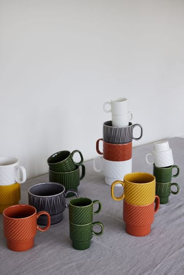 Coffee & More Teetasse 2er-Pack - Grau - Sagaform