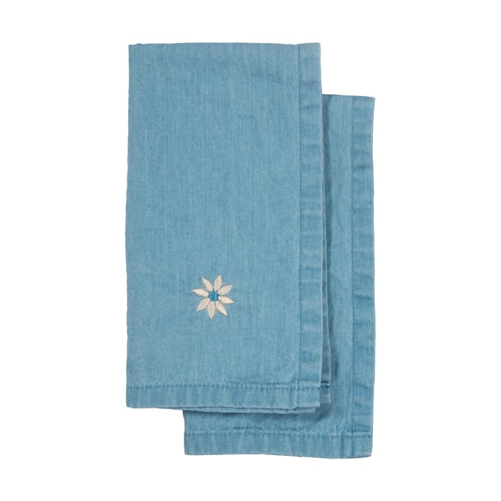 Eden denim Küchentuch 50x70 cm 2er-Pack - Blau - Sagaform