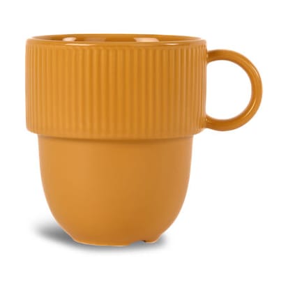 Inka-Tasse mit Henkel 27 cl - Gelb - Sagaform