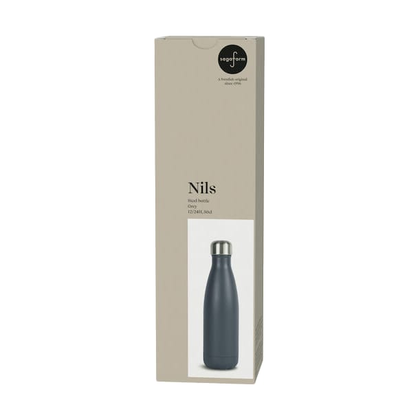 Nils Stahlflasche 50cl - Grau - Sagaform