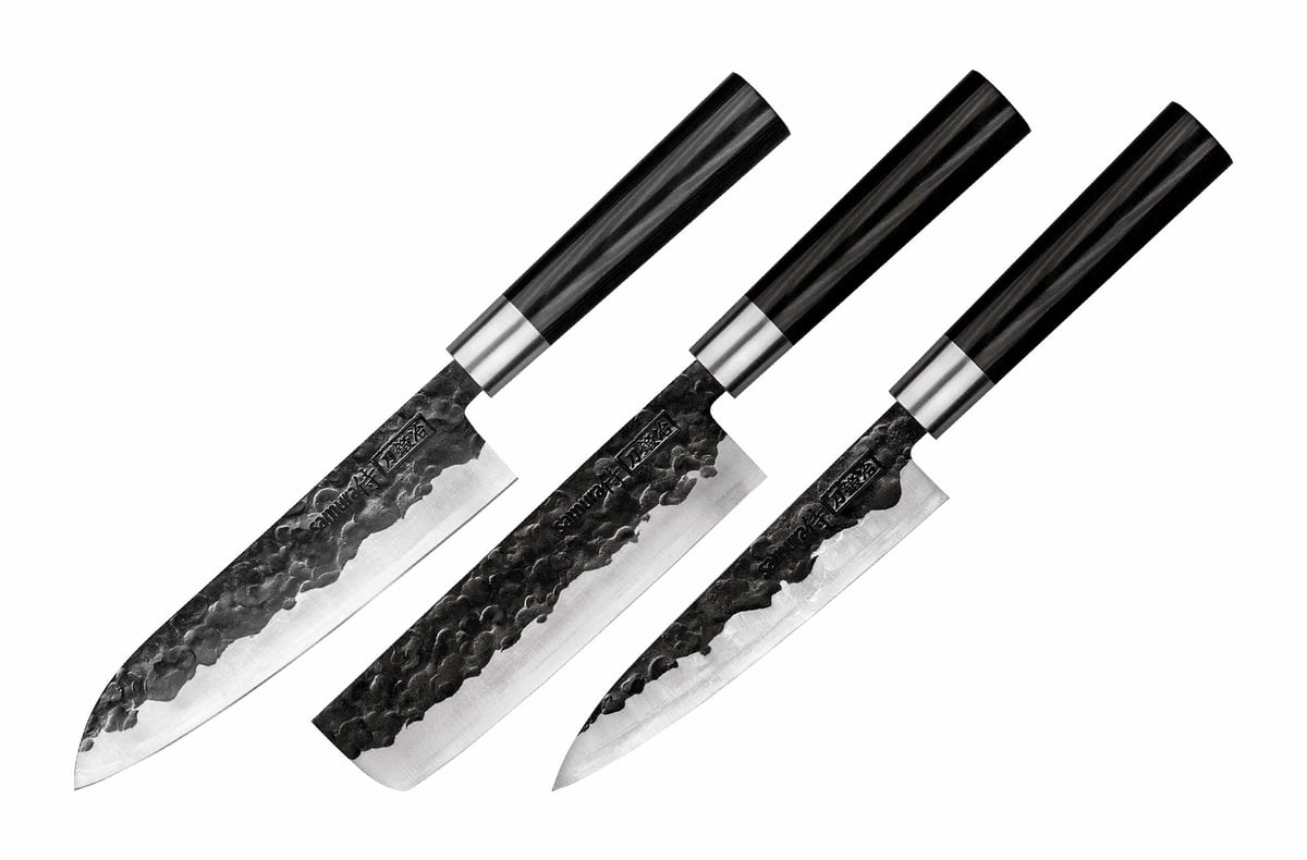 Samura Blacksmithset 3er-Pack Schwarz