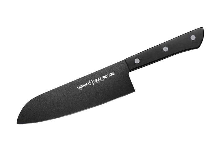 SHADOW Santoku 17,5 cm - Schwarz - Samura