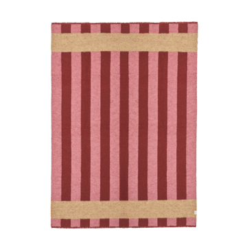 Aisles Wolldecke 130x180 cm - Rot - Scandi Living