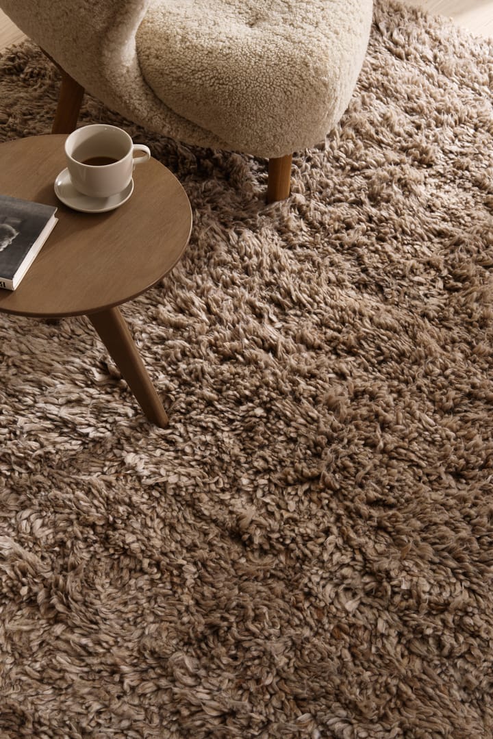 Cozy Wollteppich beige, 170x240 cm Scandi Living