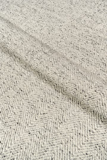 Furrow Wollteppich naturweiß/grau - 170x240 cm - Scandi Living