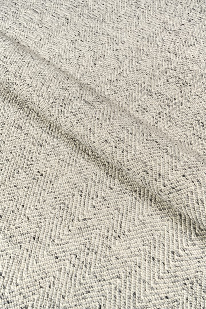 Furrow Wollteppich naturweiß/grau, 170x240 cm Scandi Living