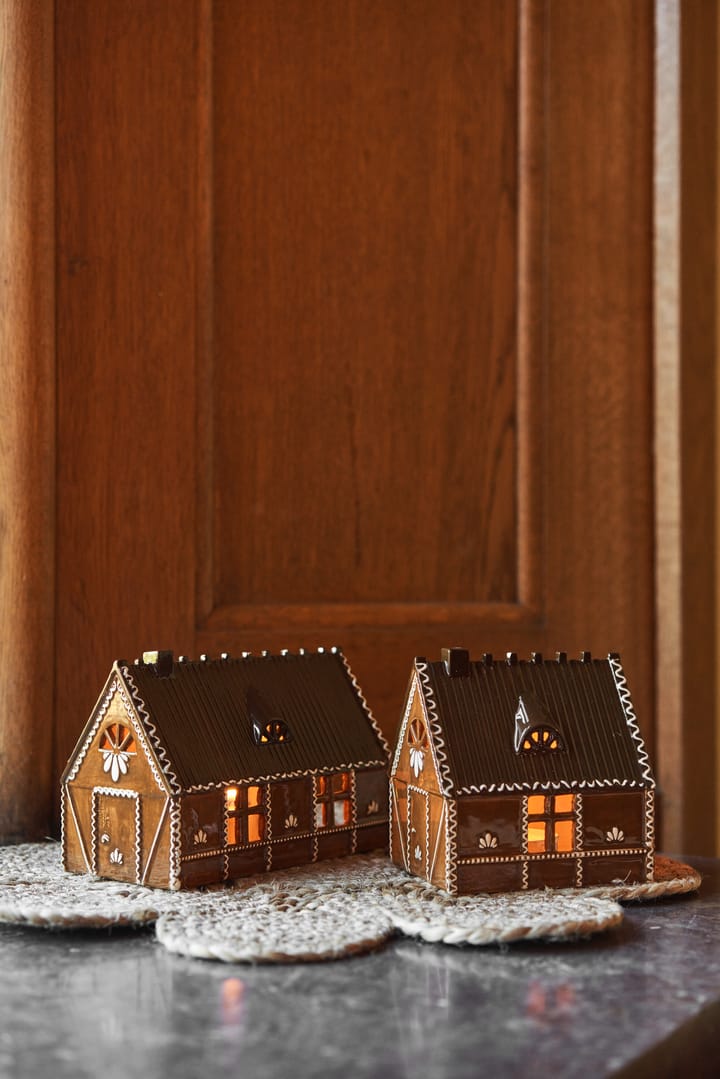 Lebkuchen-Lichthaus, 12 cm Scandi Living