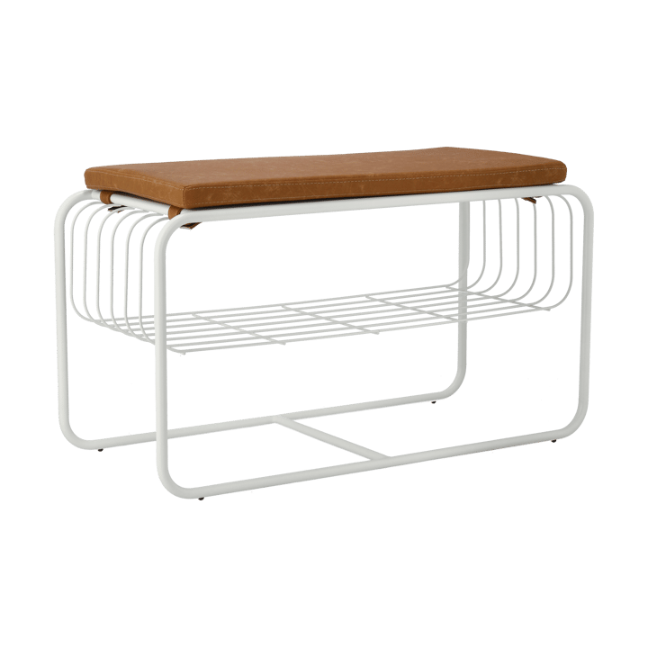 Nod Bank/Schuhablage 80x36c42 cm - White - Scandi Living