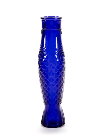 Fish & Fish Glasflasche 85 cl - Cobalt blue - Serax