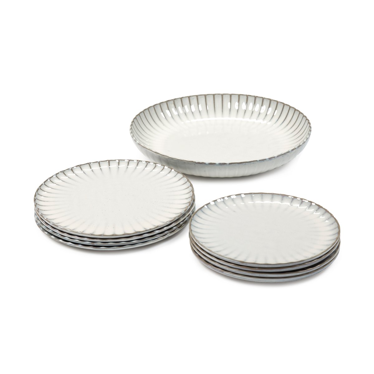 Serax Inku dinner set 9 Teile White