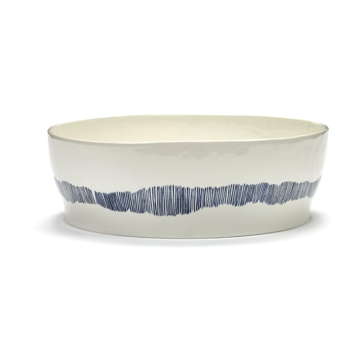 Ottolenghi Feast Salatschale Ø27,5 cm - White stripes-blue - Serax