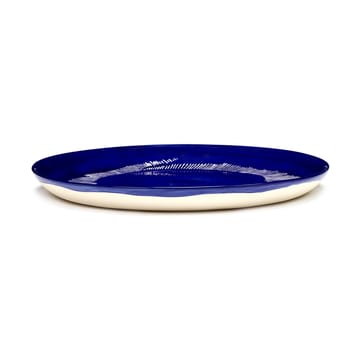 Ottolenghi Feast Teller M Ø22,5 cm 2er Pack - Dark blue stripes-white - Serax