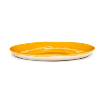 Ottolenghi Feast Teller M Ø22,5 cm 2er Pack - Yellow stripes-white - Serax