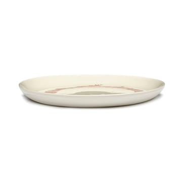 Ottolenghi Feast Teller S Ø19 cm 2er Pack - White stripes-red - Serax