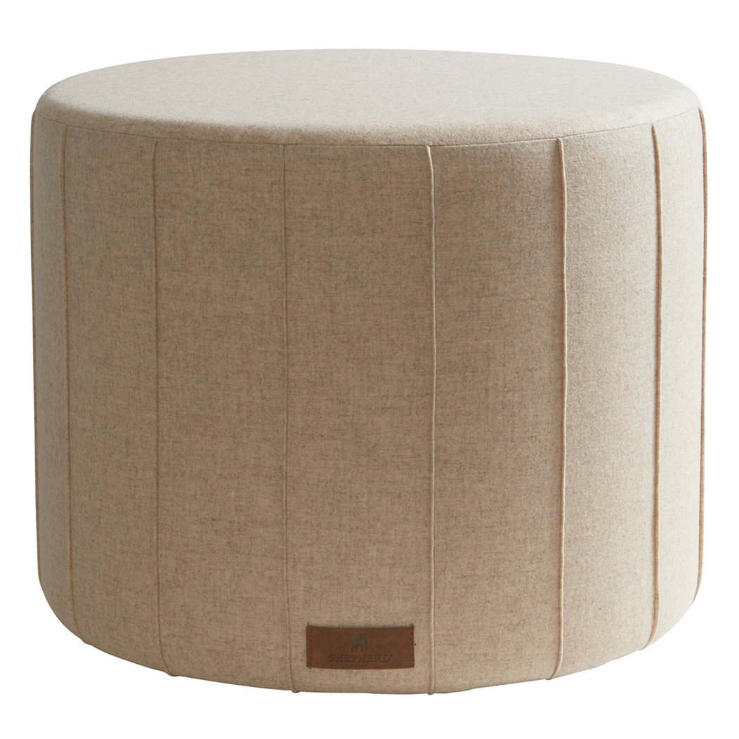 Shepherd of Sweden Shepherd Pouf Anja 40 x 50cm Creme (beige)