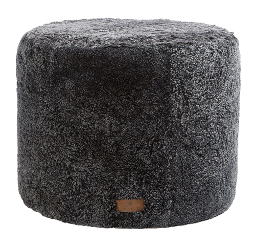 Shepherd of Sweden Shepherd Pouf Frida 50 x 40cm Schwarzgrafit