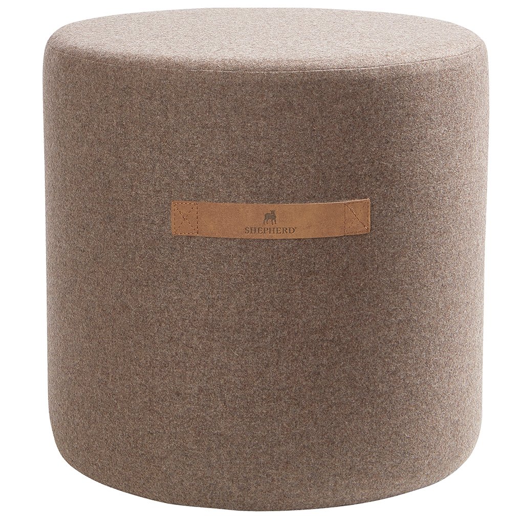 Shepherd of Sweden Shepherd Pouf Sara 40cm Cappuccino