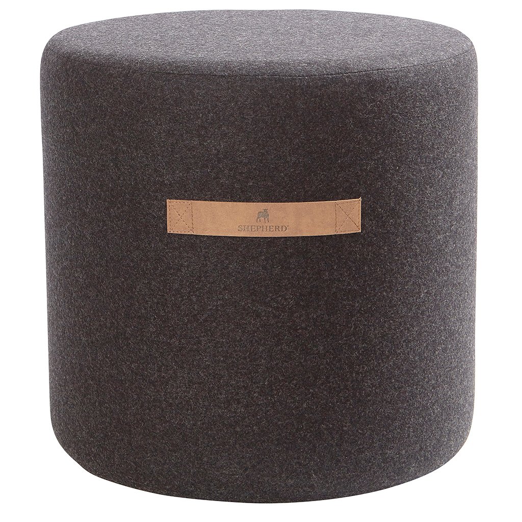 Shepherd of Sweden Shepherd Pouf Sara 40cm Schwarz