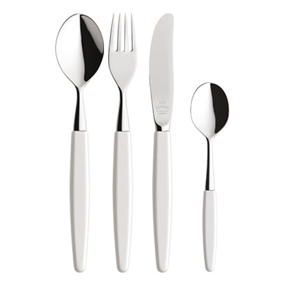 Skaugum of Norway Skaugum Geschenk-Set Besteck 4 Teile Pure White