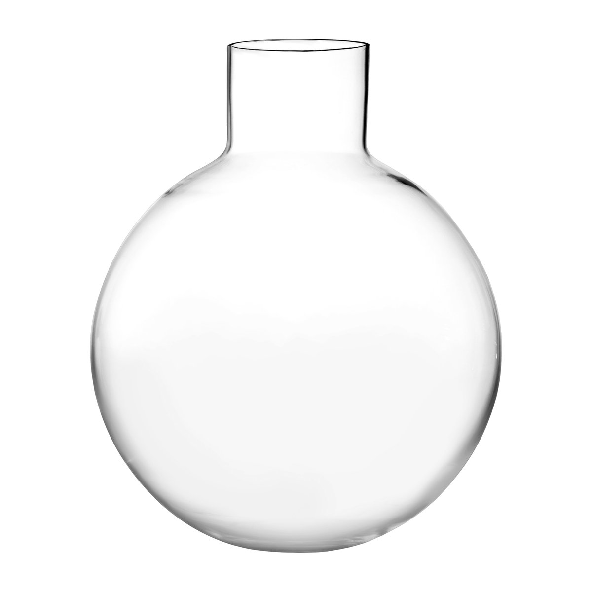 Skrufs Glasbruk Pallo Vase Klar 31cm