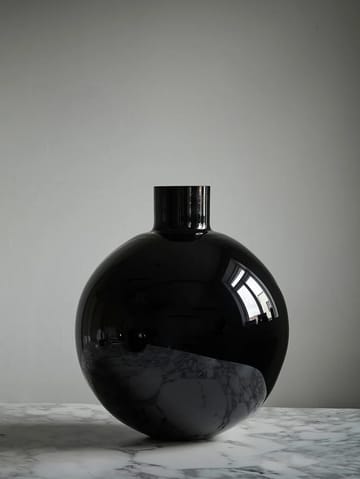 Pallo Vase - Schwarz 37 cm - Skrufs Glasbruk