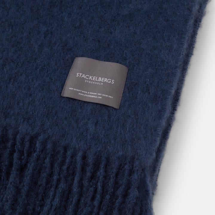 Mohair Decke - Denim dark blue - Stackelbergs