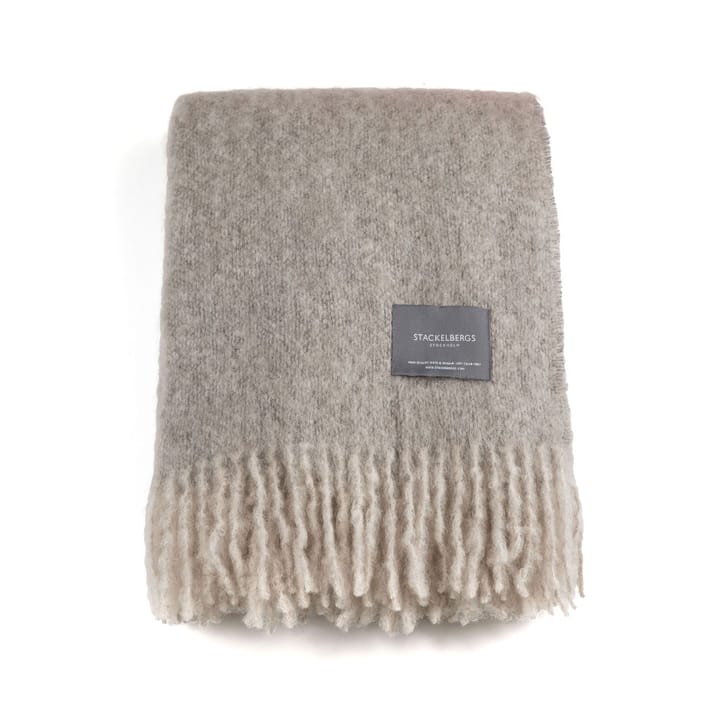 Mohair Decke - Light taupe & brindle melange - Stackelbergs