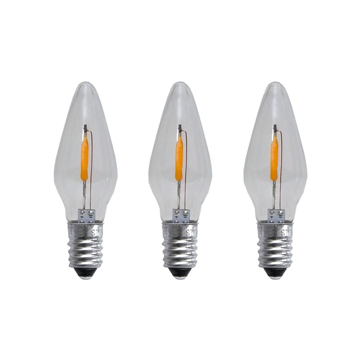 Ersatzlampe E10 LED-Filament Soft Glow 3er-Pack - 0,5W 1900K nicht dimmbar - Star Trading